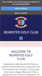 Mobile Screenshot of bearstedgolfclub.co.uk